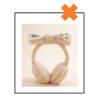 Oorwarmers strik camel